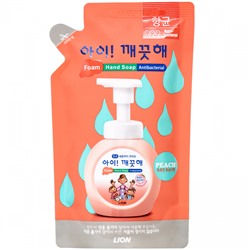 LION AI KEKUTE FOAM Жидкое пенное мыло для рук с ароматом персика 200 мл