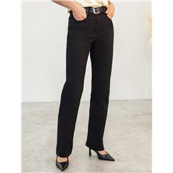 Прямые джинсы из эластичного денима