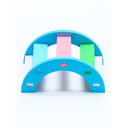 Лесенка для грызунов с цветными ступеньками, синий