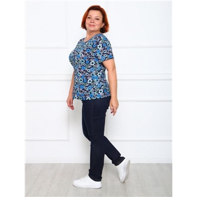 Футболка "Оранжерея" (Голубой)