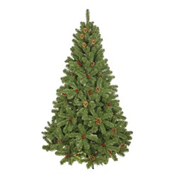 Искусственная ёлка «ЕлкиТорг. Новогодняя сказка», 210 см, d нижнего яруса 135 см, 930 ПВХ веток на крючках