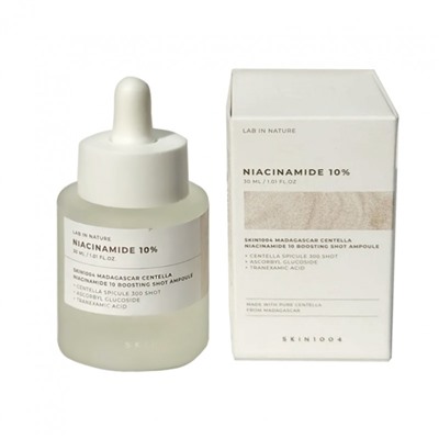 Сыворотка-бустер для лица SKIN1004 Madagascar Centella Niacinamide 10 Boosting Shot Ampoule