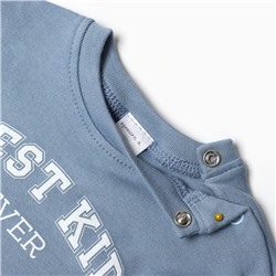 Лонгслив Крошка Я Street style, рост 62-68 см, голубой