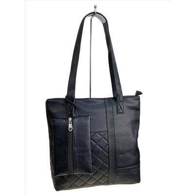 Женская сумка из искусственной кожи, цвет черный