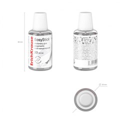 Клей 20 мл канцелярский Standard с кисточкой 48706 ErichKrause