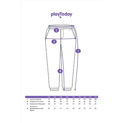 Брюки PLAYTODAY, 1073711