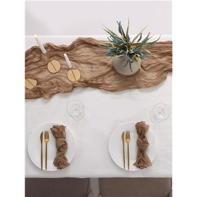 Набор салфеток сервировочных «Этель» Ethereality, 6 шт., 50×50 см, бежевый