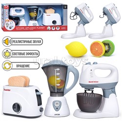 Набор бытовой техники "Блендер, соковыжималка, тостер" в коробке