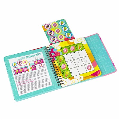 Компактные развивающие игры в дорогу "Сладкое королевство!" логическая игра