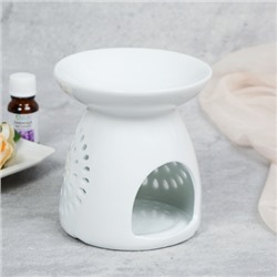 Аромалампа белая 10 см / XL-0015 /уп 48/