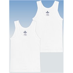 2200-01 Майка для мальчиков белая (BAYKAR)