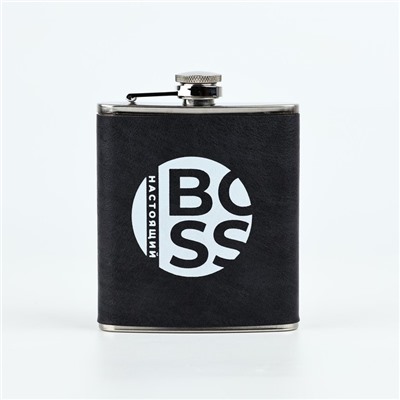 Фляжка «Настоящий BOSS», 210 мл