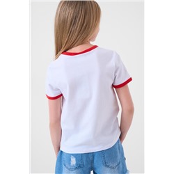 Фуфайка трикотажная для девочек (футболка) PLAYTODAY, 1242977