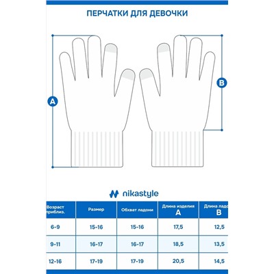 Перчатки NIKASTYLE, 1125612