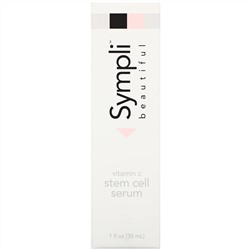 Sympli Beautiful, Сыворотка со стволовыми клетками и витамином C, 30 мл (1 жидк. унция)