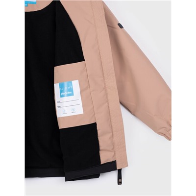 Куртка текстильная с полиуретановым покрытием для девочек (ветровка)