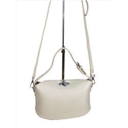 Женская сумка из искусственной кожи, цвет молочный