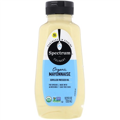 Spectrum Culinary, Органический майонез, 11,25 жидких унций (332 мл)