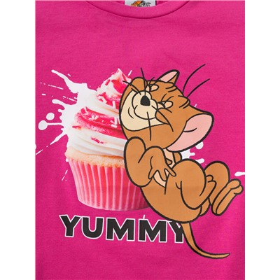 Фуфайка трикотажная для девочек (футболка)