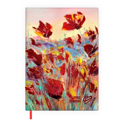 Ежедневник недатированный А6+ 240 стр. 70699 "МАКИ. #ВЛАД КРАВЧУК" Феникс