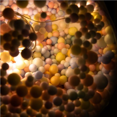 Фигурка светящаяся RISALUX «Зайка», LED-ночник, от батареек, бежевый, 9×14×14 см