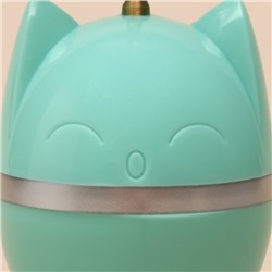 Игрушка-неваляшка «Перьевой взрыв» для кошек, 20 см, голубая