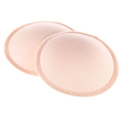 Вкладыши для груди M&B, многоразовые, набор 2 шт., бежевый
