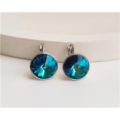 Серьги с кристаллами Swarovski
