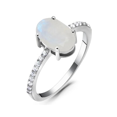 Кольцо, лунный камень, Дионис