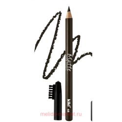 Kiki Карандаш для бровей eyebrow matte тон 68 графитовый с щеточкой-расческой