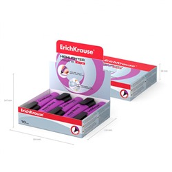 Текстовыделитель VisioLine® Неон V-12 0,6-5,2 мм фиолетовый 32501 ErichKrause