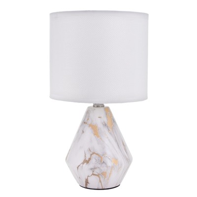 Лампа настольная «Ильмрамор» 1хЕ14 40 Вт бежевый 17.5×17.5×30.5 см RISALUX