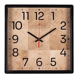Часы настенные интерьерные «Фактура», бесшумные, плавный ход, 30×30 см