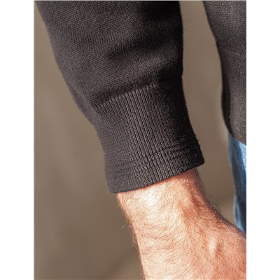 Джемпер-поло из хлопка с нейлоном