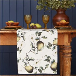 Дорожка на стол «Этель» Груши 40×149 см, 100% хлопок, саржа 190 г/м²