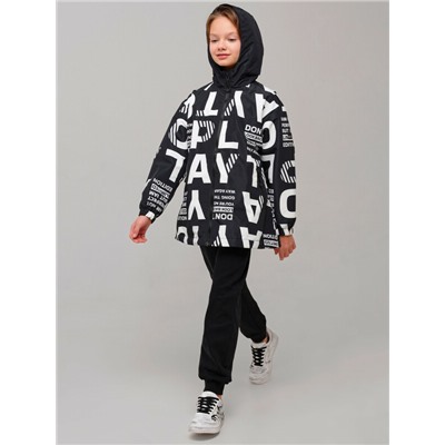 Куртка текстильная с полиуретановым покрытием для девочек (ветровка)