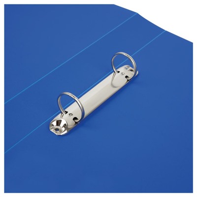 Папка пластиковая 2 кольца 40мм ММ-32177 синяя 500мкм Стамм