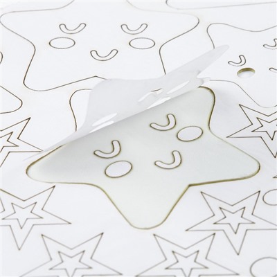 Наклейки интерьерные детские TAKE IT EASY «Звёзды», декор на стену, панно, 120×57 см