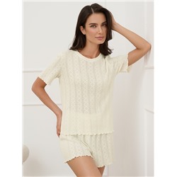 Omsa Пижама OmD 0260D POINTELLE Пижама жен. (Футболка+Шорты с гульфиком), СО