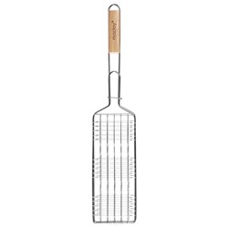 Решётка - гриль для рыбы maclay, 31×12 см, нержавеющая сталь, для мангала