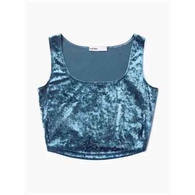 Топ домашний женский KAFTAN Velvet, размер 48-50, синий