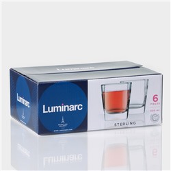 Стаканы Luminarc Sterling, 300 мл, набор 6 шт., стекло, прозрачные