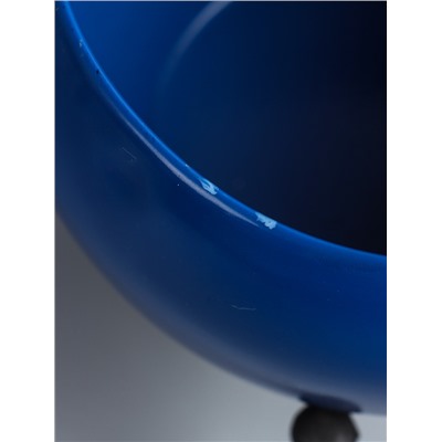 УЦЕНКА Кашпо «Котл», вазон 15×15×8 см, подставка12.5×12.5×8 см, металл