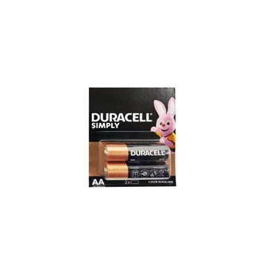 Duracell Simply батарейка 2шт  AA