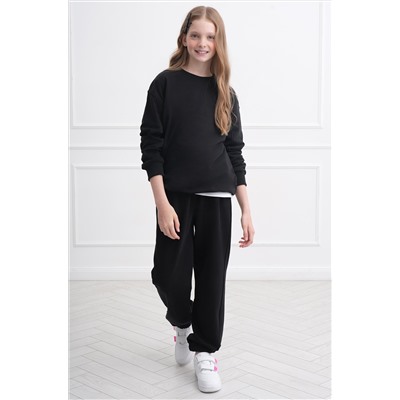 Детский костюм оверсайз из футера трехнитки Happyfox