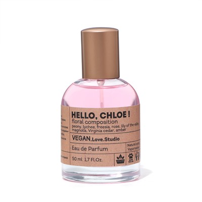 Парфюмерная вода Vegan Love Studio Hello, Chloe!, 50 мл (по мотивам Chloe Eau De Parfum (Chloe)