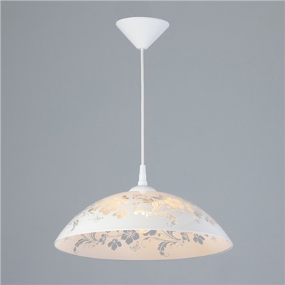 Светильник потолочный BayerLux «Цветочный сад», 60 Вт, E27, 38 см, белый