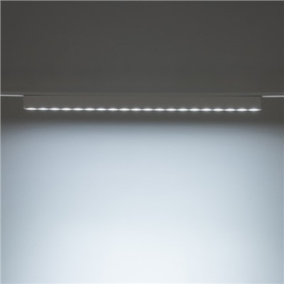 Светильник трековый ULTRA «Линза», светодиодный, 24 Вт, 48 В, 3000K-5700К, CRI90, 44.5×2.6×2.4 см, белый