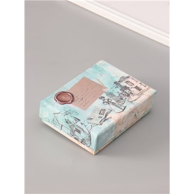 Подарочный набор для сургучной печати «Лапка котика», печать, ручка, сургуч, 12.5×10×3.6 см