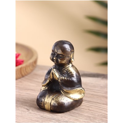 Сувенир «Монах», 6×6×9 см, бронза